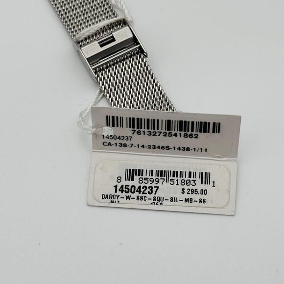 Coach Darcy Digital Watch Rainbow Crystal Mesh Stainless Steel 30 MM Womens NEW - Picture 4 of 14